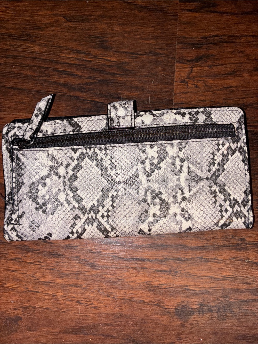 Victorias Secret Snake-Print Zip Wallet Clutch - Neutral - Picture 4 of 7